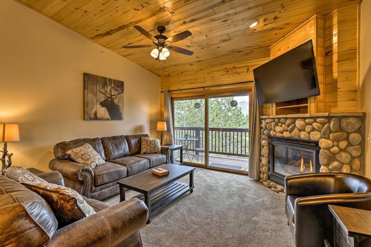 Mountain-View Condo With Deck Walk To Grand Lake Esterno foto