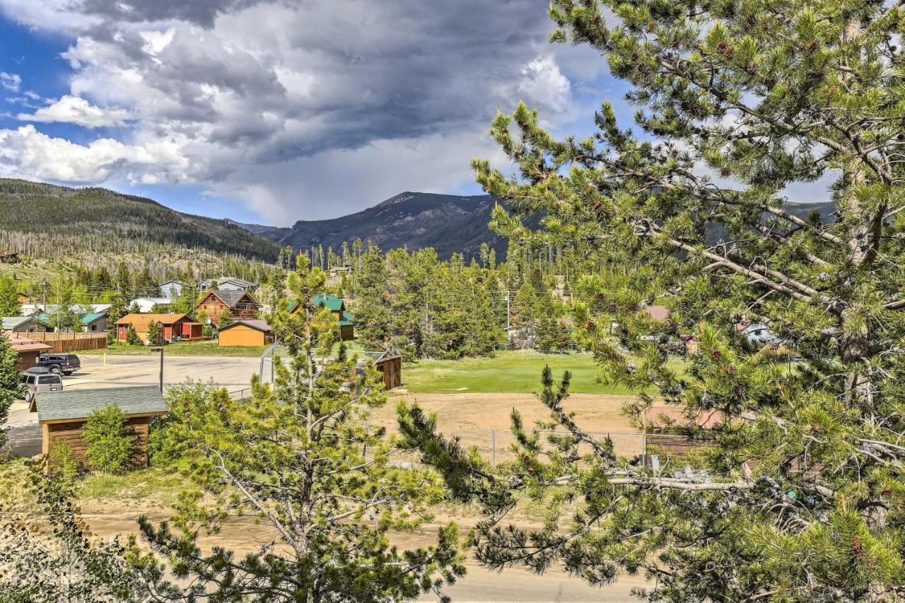 Mountain-View Condo With Deck Walk To Grand Lake Esterno foto