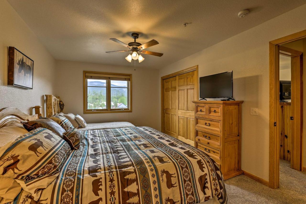 Mountain-View Condo With Deck Walk To Grand Lake Esterno foto